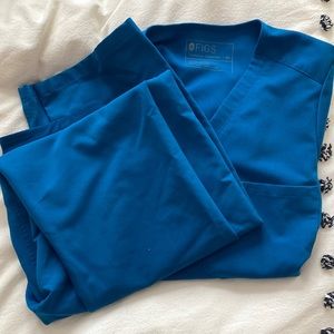 Figs Alps Blue scrub set